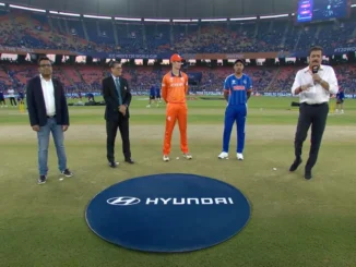 The Indian cricket team practicing under lights at Narendra Modi Stadium
