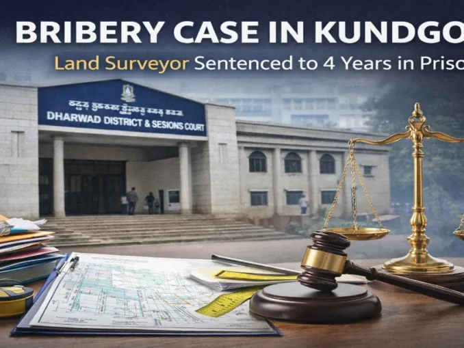 The 3rd Additional District Sessions and Special Court building in Dharwad where the bribery sentencing took place.