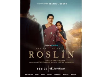 'Roslin : Secret Stories' Malayalam web series poster for JioHotstar release