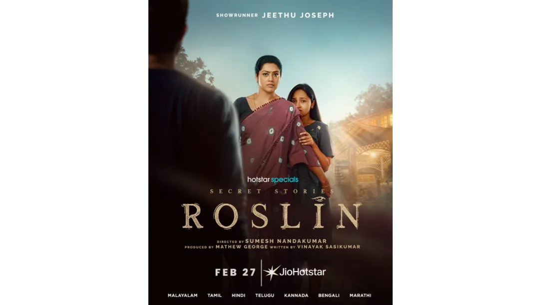 'Roslin : Secret Stories' Malayalam web series poster for JioHotstar release