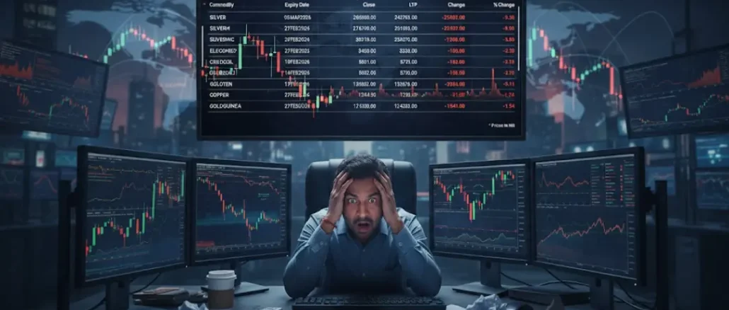 MCX silver price crash