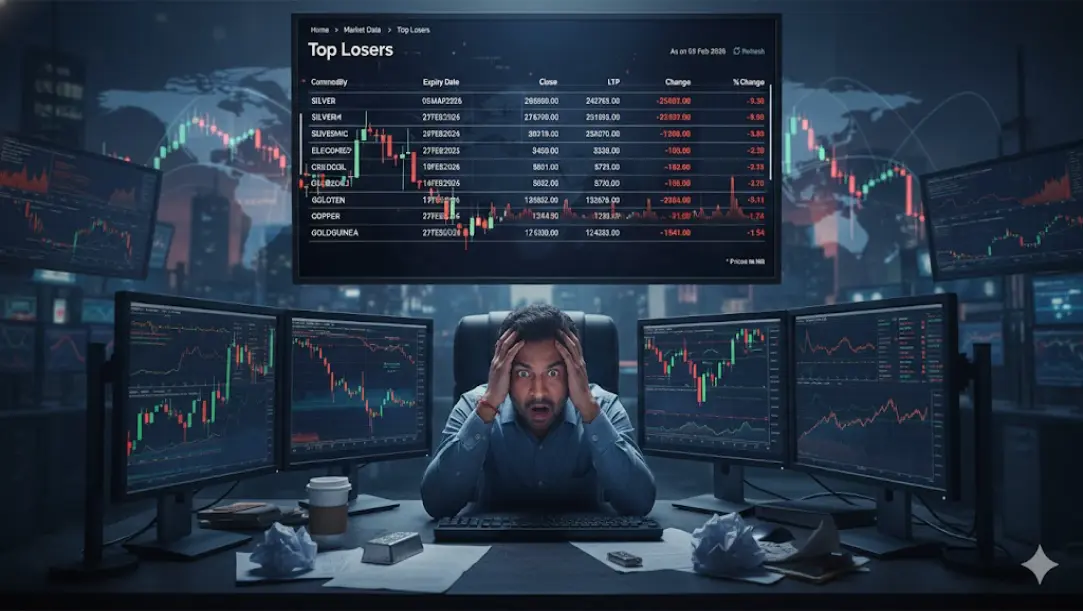 MCX silver price crash