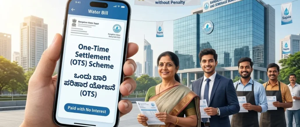 Bangalore water arrears scheme