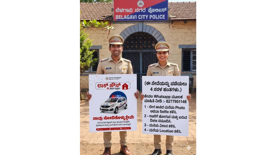 Belgaum Police Locked House Beat System Ensures Safety During Travel