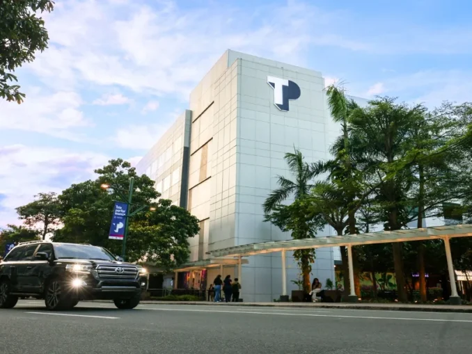 Eco-friendly LEED-certified office building of TP in Metro Manila, Philippines.