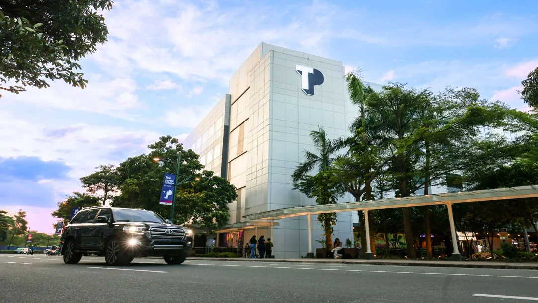Eco-friendly LEED-certified office building of TP in Metro Manila, Philippines.