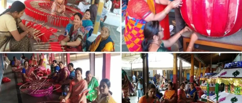 Women devotees at Siddharoodha Math Hubballi on Women’s Day