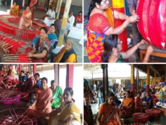 Women devotees at Siddharoodha Math Hubballi on Women’s Day