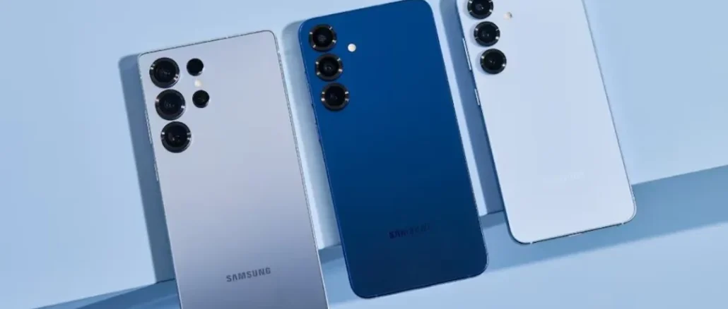 new titanium Samsung Galaxy S26 Ultra with a 50 percent discount sticker.