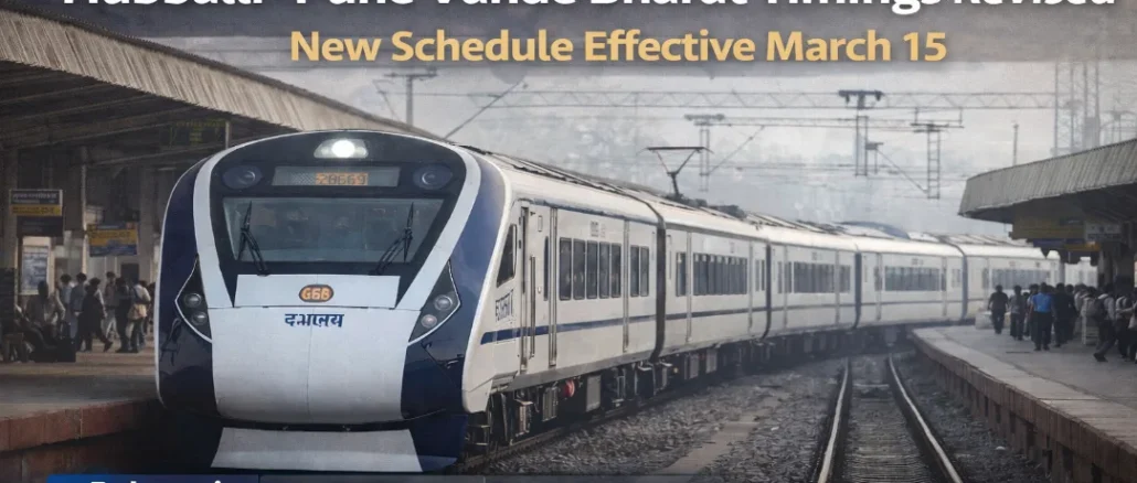 Vande Bharat Express at Belagavi station