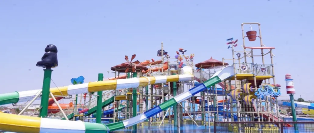 new water park near Begum Talab lake in Vijayapura on March 21, 2026