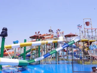 new water park near Begum Talab lake in Vijayapura on March 21, 2026