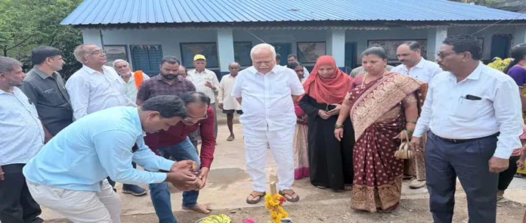 Foundation Stone Laid for New Classroom at Keravada Government Primary School – Dandeli Taluk, Uttara Kannada