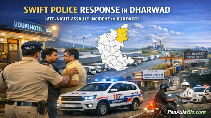 Dharwad SP Police, the control room received a call