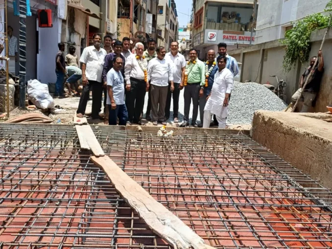 Hubballi Dharwad nala bridge, Ward 65 Soraba Math Oni, HDMC civic project, Hubballi infrastructure news,