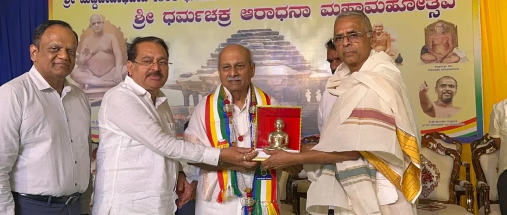 Prabhakar Kore Padma Shri Jain Mahotsava Belagavi