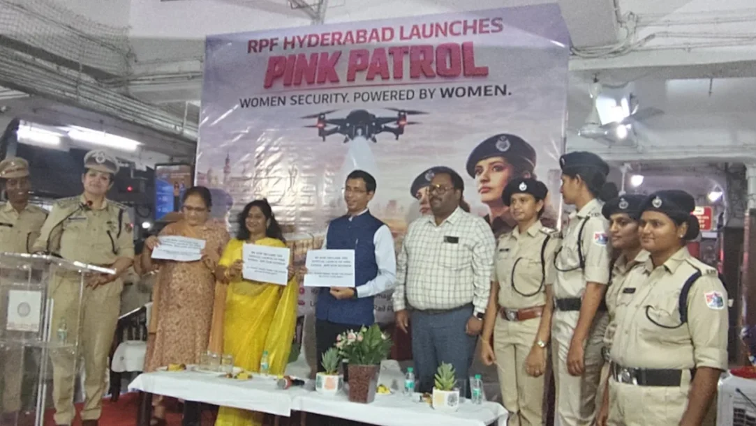 “Pink Patrol,” a drone-based surveillance initiative operated by an all-women RPF team,