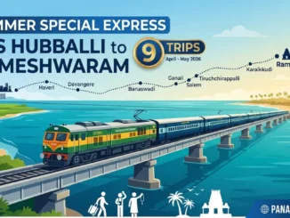 SWR Summer Special Train Hubballi to Rameshwaram 2026 Schedule.