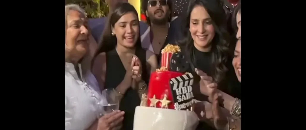 Saba Qamar’s 42nd birthday celebration video