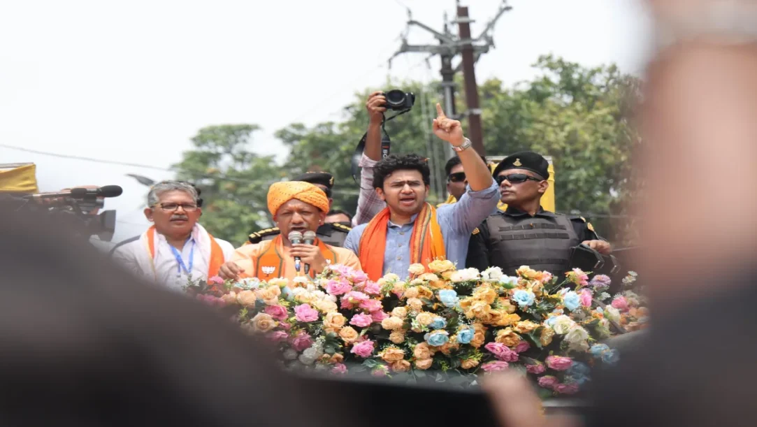 Today’s road show led by UP CM Sri Yogi Adityanath Ji