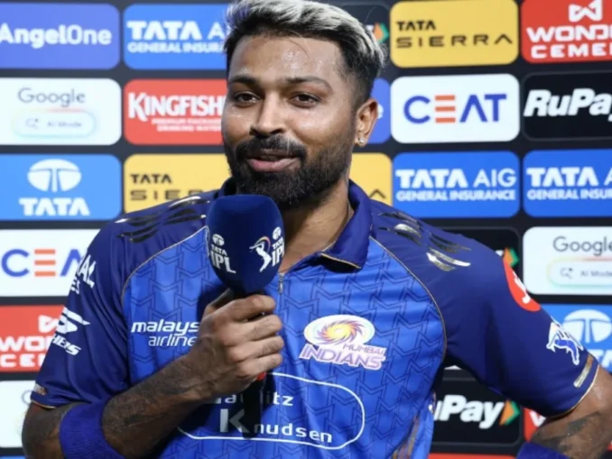 Hardik Pandya is removed as Mumbai Indians’ captain