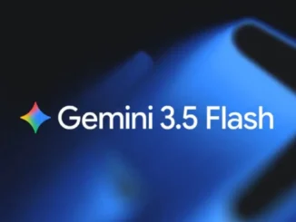 Google CEO Sundar Pichai presenting the new Gemini 3.5 Flash AI models and Gemini Spark personal agent on stage at the I/O 2026 keynote event.