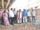 Hubballi MLA Mahesh Tenginkai inspecting Chennamma Circle Flyover construction works in Hubballi