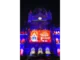Chhatrapati Shivaji Maharaj Terminus illuminated with Nashik-Trimbakeshwar Kumbh Mela 2027 logo