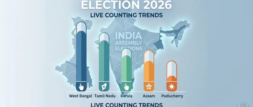 Very early trends show a slight edge for TMC over BJP.