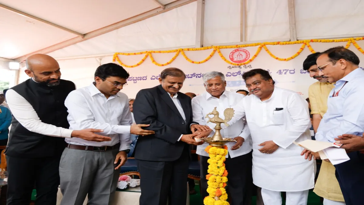 The newly inaugurated Yelekeri Road Over Bridge engineering marvel in Channapatna Karnataka