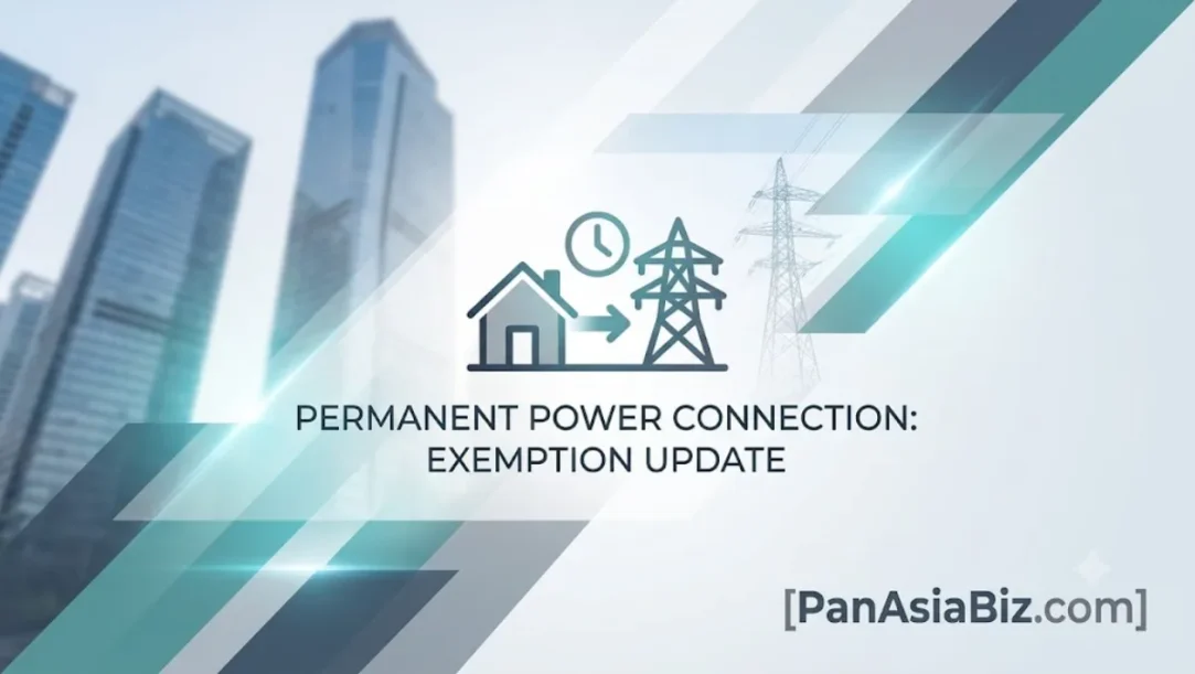 HESCOM detailing the permanent electricity connection exemption rules.