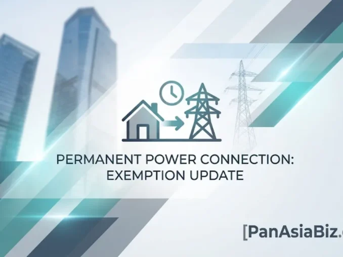 HESCOM detailing the permanent electricity connection exemption rules.