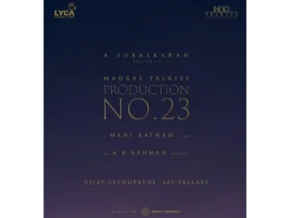 Vijay Sethupathi and Sai Pallavi for the upcoming Mani Ratnam film.