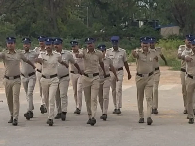 Bengaluru police weekly parade fitness and discipline