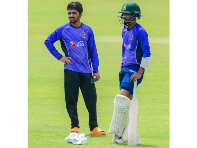 Bangladesh cricket team players training in nets ahead of Australia Test series