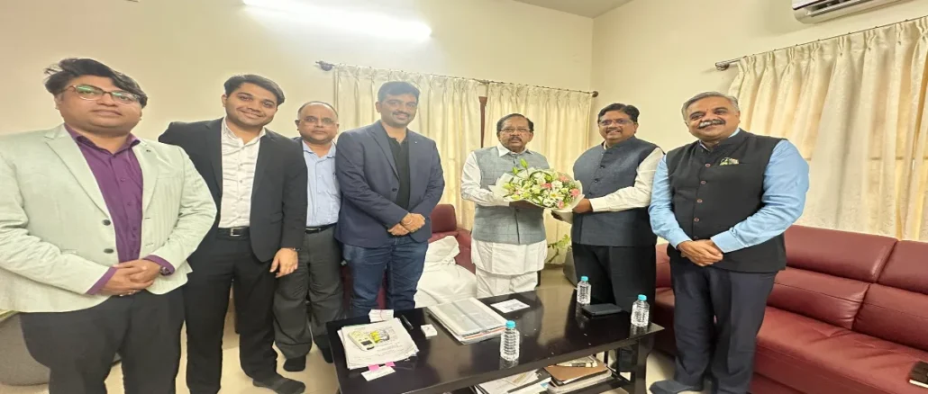 G Parameshwara meeting Karnataka Digital Economy Mission delegation