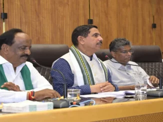 Dharwad disaster management meeting rainfall drop crop insurance health