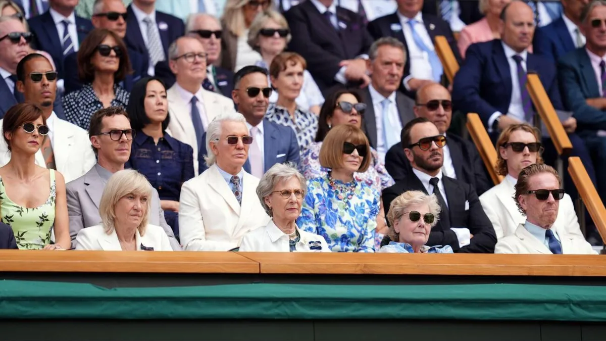 Photos & Videos: Hollywood Stars Pack Wimbledon's Royal Box for Unforgettable Final Weekend