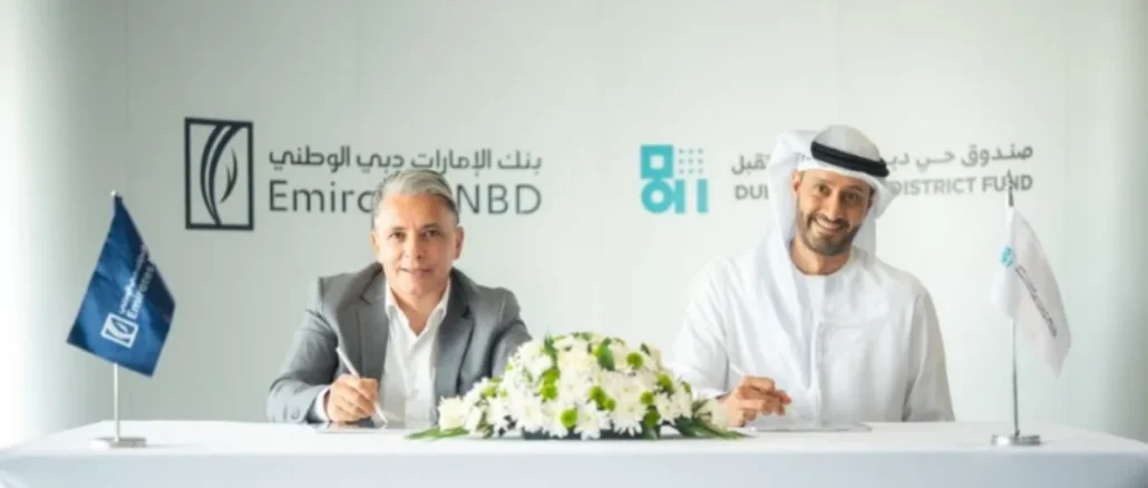 Emirates NBD Dubai Future District Fund FinTech AI partnership