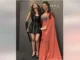 Palak Tiwari and Shalini Passi posing in stylish outfits at Rohit Gandhi Rahul Khanna fashion show red carpet