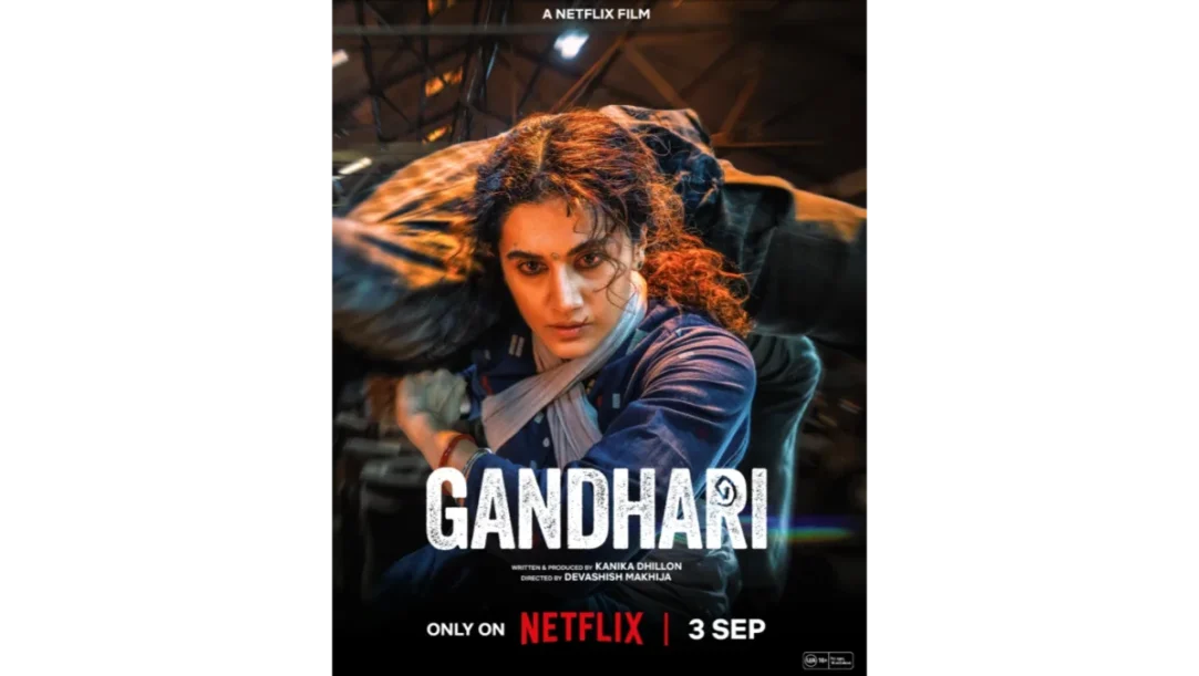 Taapsee Pannu intense first-look poster for Netflix film Gandhari