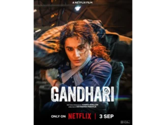 Taapsee Pannu intense first-look poster for Netflix film Gandhari