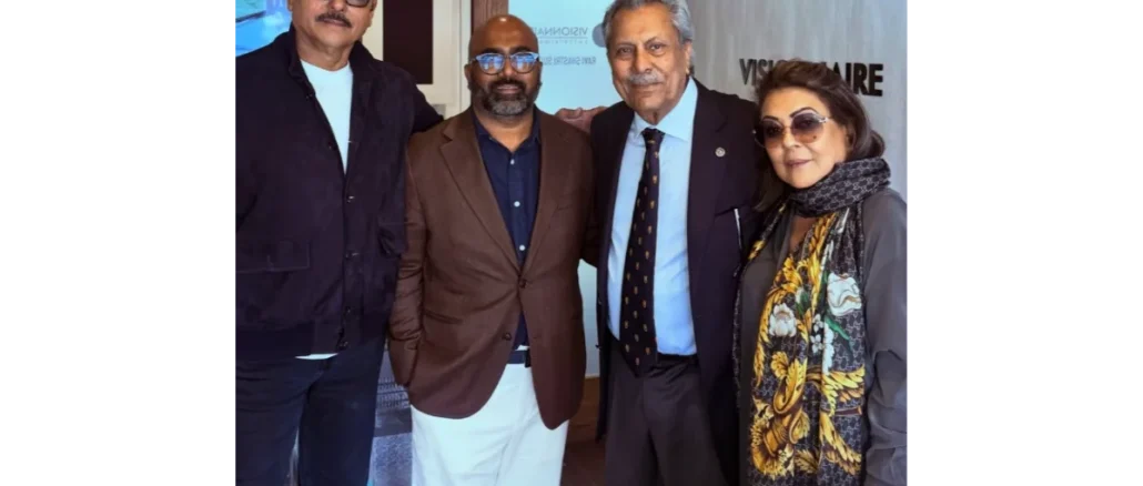 Ravi Shastri with Zaheer Abbas family Instagram post Home of Cricket