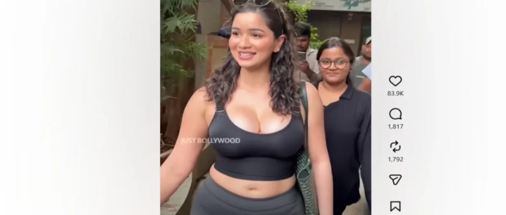 Watch screenshot from viral Sara Tendulkar deepfake video circulating on Instagram