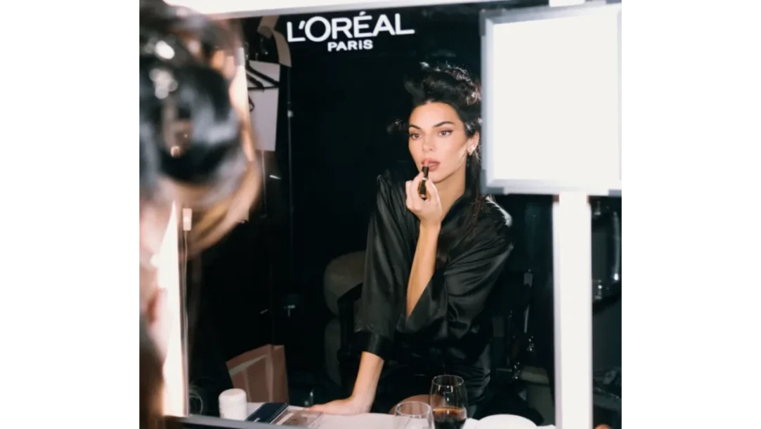 Kendall Jenner Loreal Paris BTS Instagram Paris Fashion Week