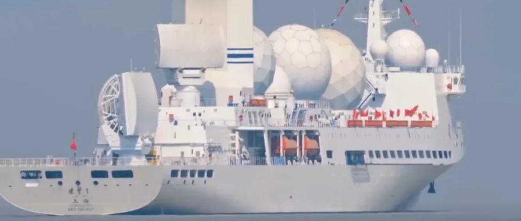  China has put a large new ship into service that can track satellites,