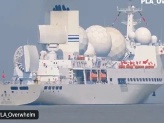  China has put a large new ship into service that can track satellites,