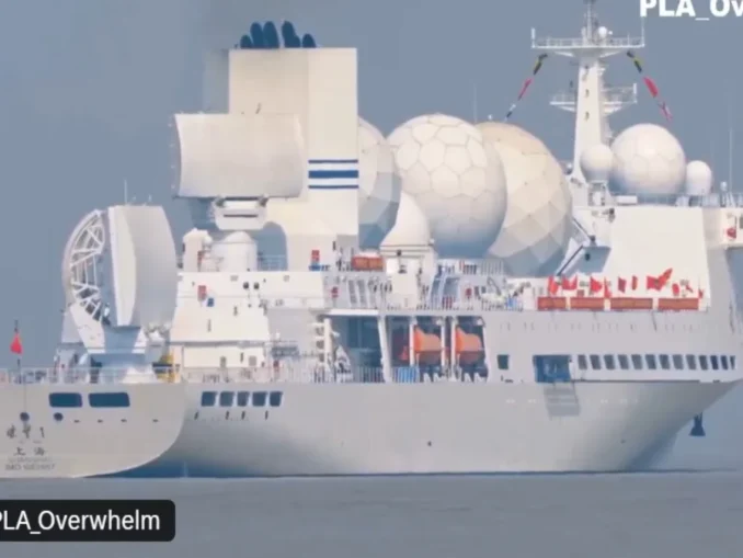  China has put a large new ship into service that can track satellites,