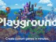 Google Labs Playground experiment for building games from a text prompt, limited to US users 18 and older