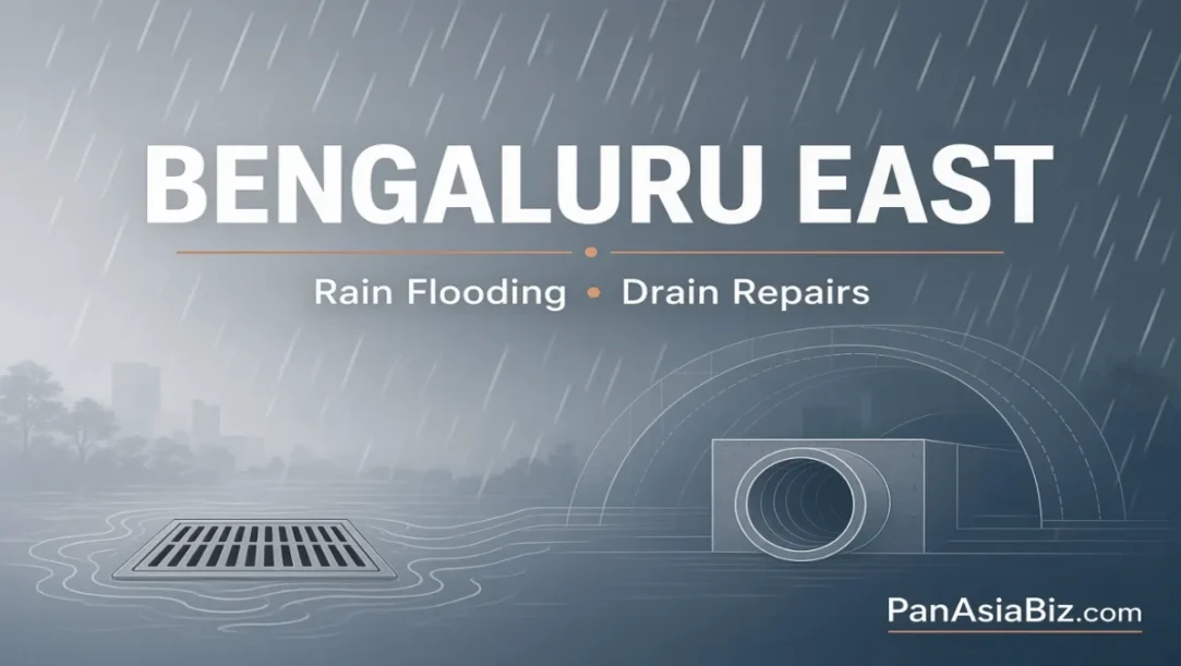 Bengaluru East rain flooding DS Ramesh BECC stormwater